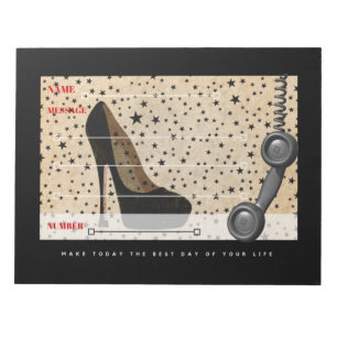 Bloc-note Plaques de mémo de message de contact téléphonique