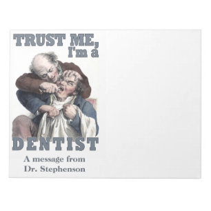 Bloc-note Plaquettes de notes d'humour DENTIST