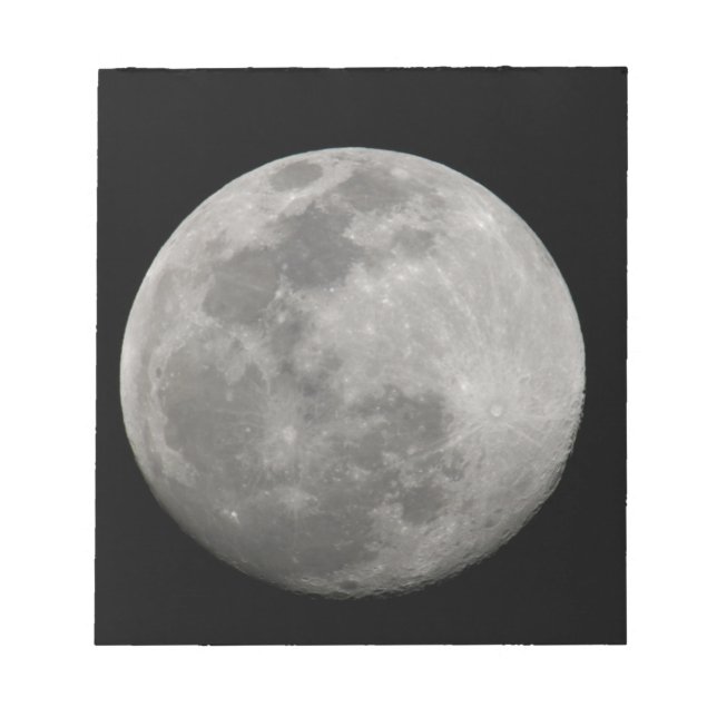 Bloc-note Pleine lune en noir et blanc. Crédit : Arthur (Devant)