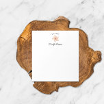Bloc-note Plumeria Flower Mahalo Cute Personalized<br><div class="desc">My notepads make great for gifts for friends,  family and even yourself. Personalize with a name for a unique gift. This pad features a hand drawn pineapple perfect for any occasion.</div>