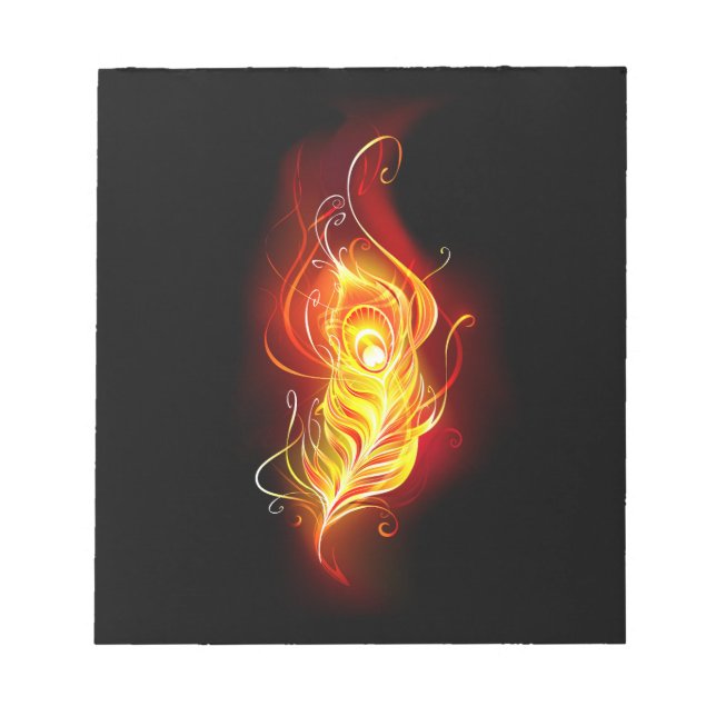 Bloc-note Plumes de paquetage de feu (Devant)