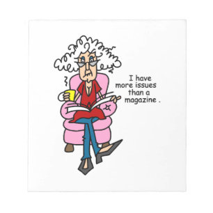 Bloc-note Plus de numéros qu'un Humour de magazine