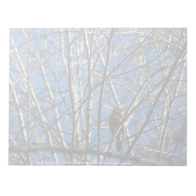 Bloc-note Plus haut (Devant)