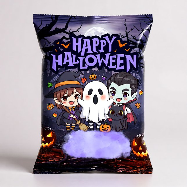 Bloc-note Pochettes de sacs de chips Halloween Faveurs de fê (Créateur téléchargé)