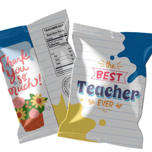 Bloc-note Pochettes de sacs de chips pour appréciation des e (Créateur téléchargé)