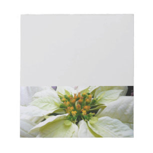 Bloc-note Poinsettia Elegant Christmas Holiday Floral
