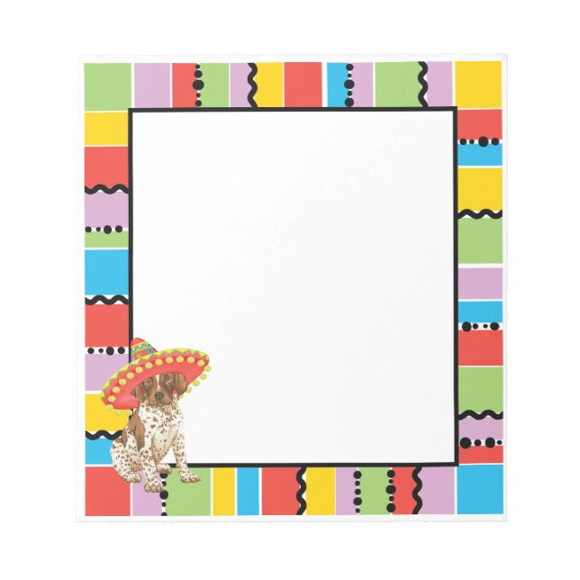 Bloc-note Pointeur Fiesta allemand à courte longueur (Devant)