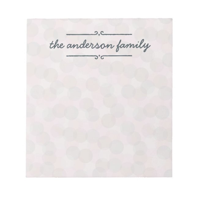 Bloc-note Points souples (Devant)