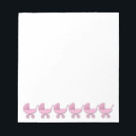 Bloc-note pois rose<br><div class="desc">Adorable buggy pois rose pour une fille.</div>