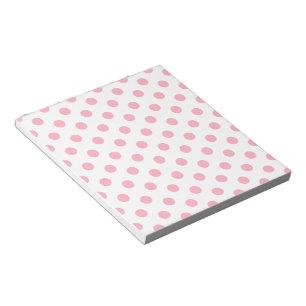 Bloc-note Pois rose