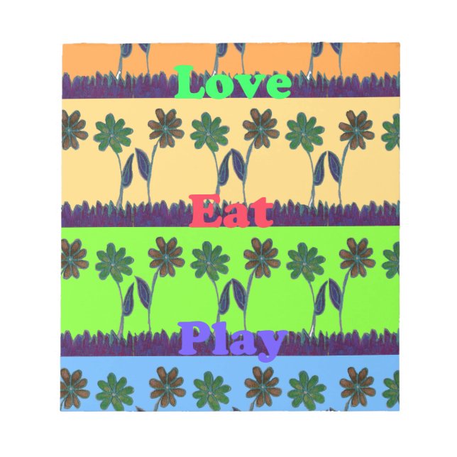 Bloc-note Poison de Lovely Girly Hakuna Matata colors (Devant)