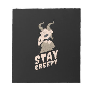 Bloc-note Poison d'Halloween Stay Creepy