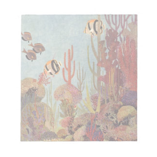 Bloc-note Poissons-anges en corail, poissons tropicaux Vinta