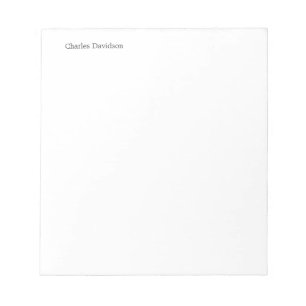 Bloc-note Police de caractères classique professionnelle min
