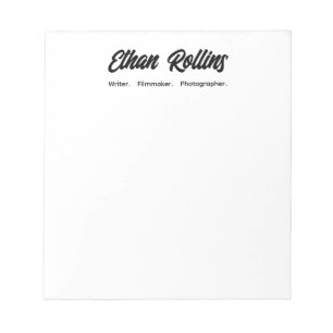 Bloc-note Police du script de signature du marqueur en gras 