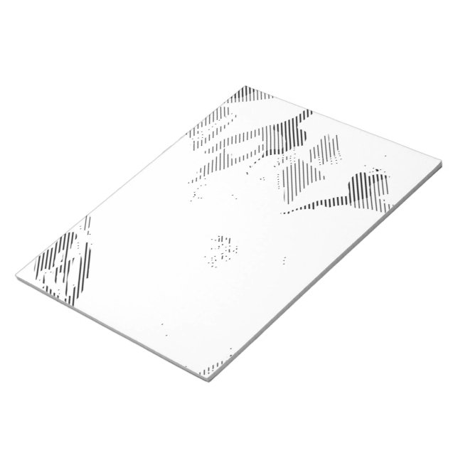 Bloc-note police, musique, monochrome, cercle, motif, monoch (Incliné)