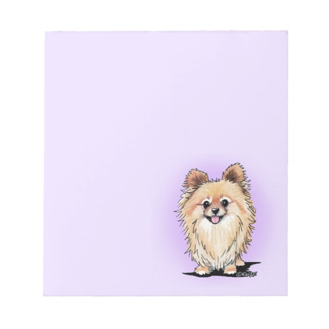 Bloc-note Pomeranian  (Devant)
