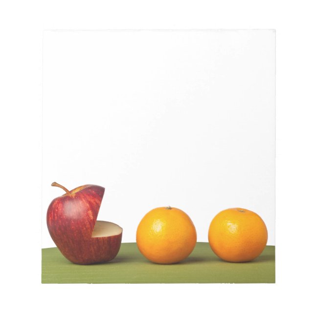 Bloc-note Pomme à l'orange (Devant)