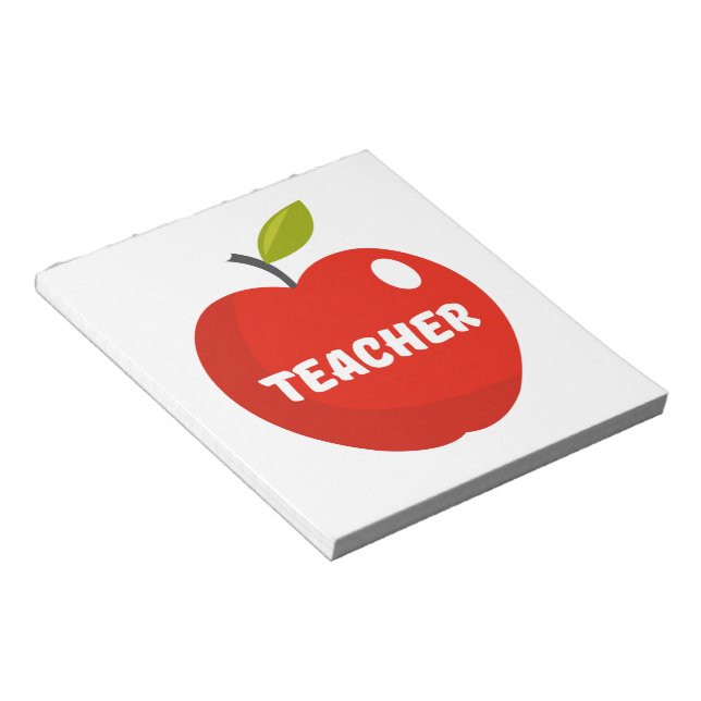 Bloc-note Pomme des enseignants (Incliné)