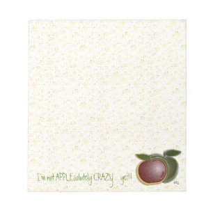 Bloc-note Pommes folles 3D