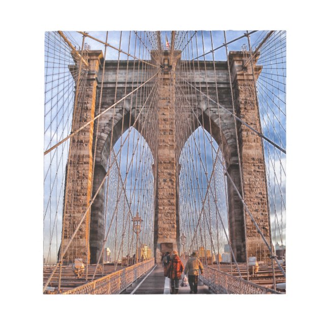 Bloc-note Pont de Brooklyn New York USA (Devant)