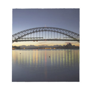 Bloc-note Pont de Sydney Harbour et Opéra de Sydney à