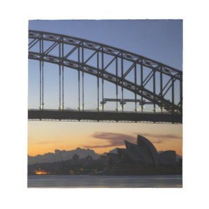 Bloc-note Pont de Sydney Harbour et Opéra de Sydney à 2