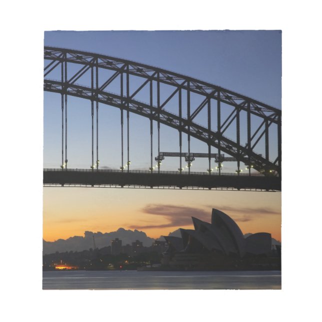 Bloc-note Pont de Sydney Harbour et Opéra de Sydney à 2 (Devant)