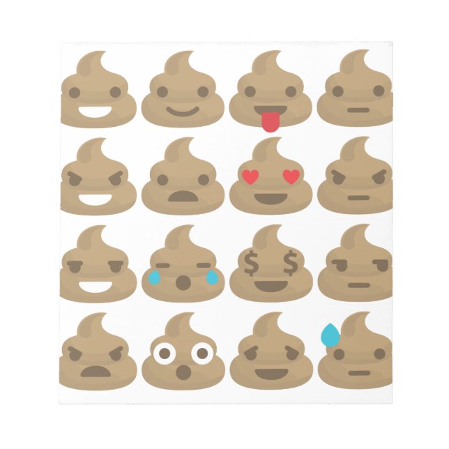 Bloc-note poop emojis (Devant)