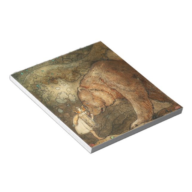 Bloc-note Poor Little Bear, 1912 par John Bauer (Incliné)