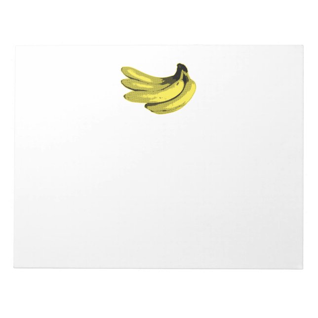 Bloc-note Pop Art Banana Jaune Graphique (Devant)