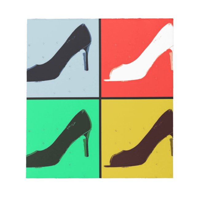 Bloc-note Pop art High Heel Pumps (Devant)