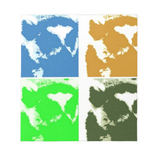 Bloc-note Pop art Lemurs