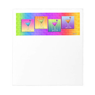 Bloc-note Pop Art MARTINIS NOTEPAD