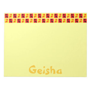 Bloc-note Pop Geishas