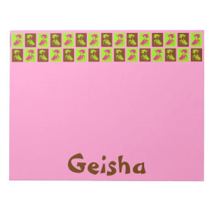 Bloc-note Pop Geishas