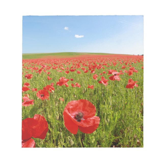 Bloc-note Poppy field (Devant)