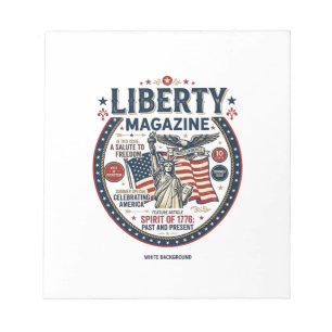 Bloc-note Popsicle de la Liberté Pop glacé patriotique patri