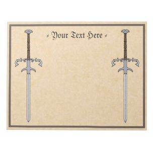 Bloc-note Porte du 16e siècle / Épée Processionnelle