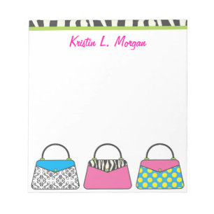 Bloc-note Porte-monnaie personnalisé sac à main