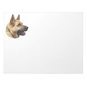 Bloc-note Portrait d'Alsatian German shepherd