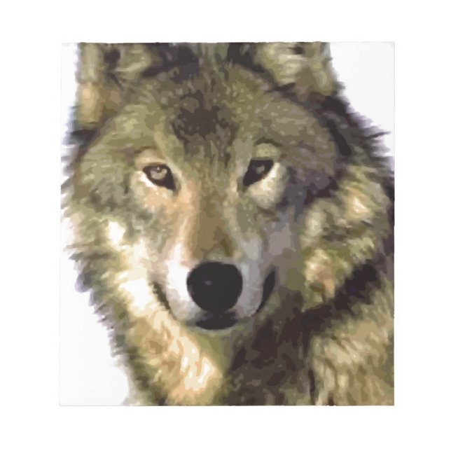 Bloc-note Portrait de Loup (Devant)