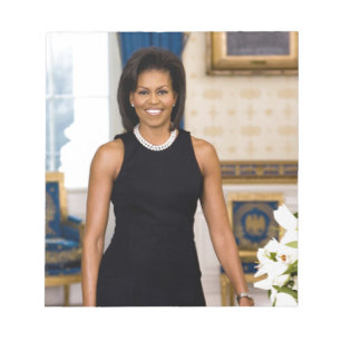 Bloc-note Portrait officiel de première Madame Michelle