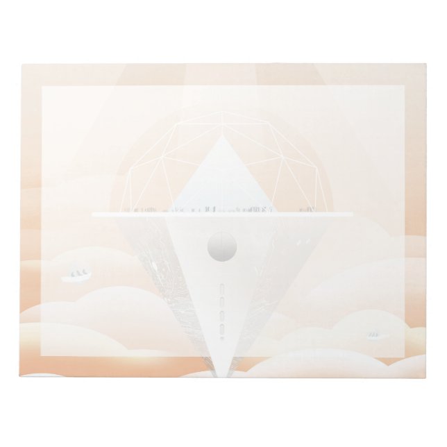 Bloc-note Poster-Observatoire Rétro Dans Le Système Solaire (Devant)