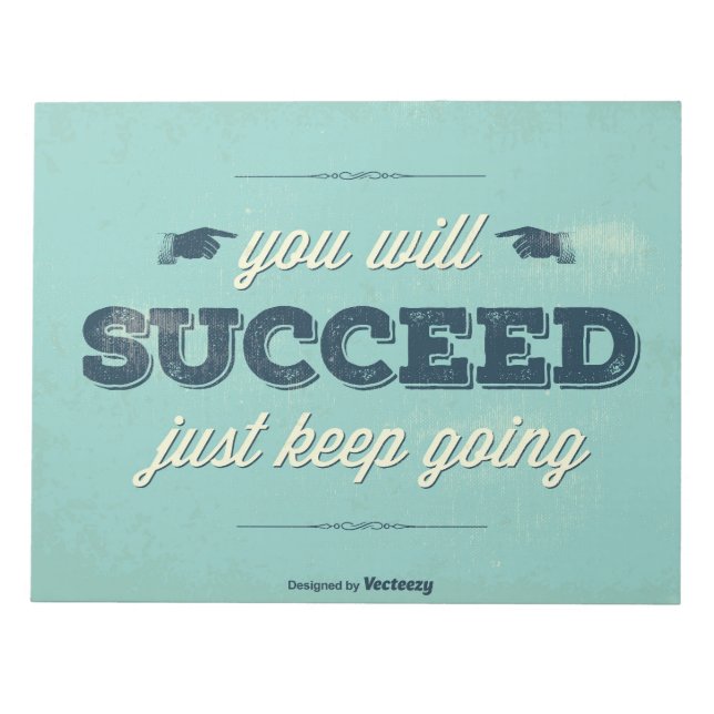 Bloc-note Poster vintage (Devant)