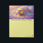 Bloc-note Postmaster Platypus Snailmail Stationery<br><div class="desc">Palais de Marigold St. May creates unique stationery for those that love all things cute,  Kawaii,  floral,  and colorful. Note that the designs are created for the large notepad or stationery sheets. If you would like a different size notepad,  stationery,  or anything else,  please contact me!</div>