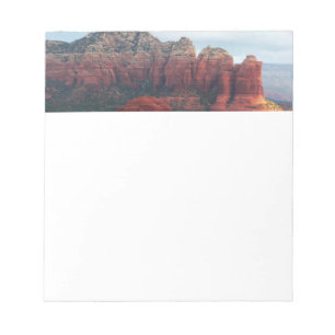 Bloc-note Pot de café nuageux Rock à Sedona Arizona