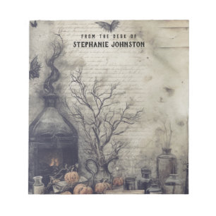 Bloc-note Potion de cuisine sombres Academia Citrouilles est