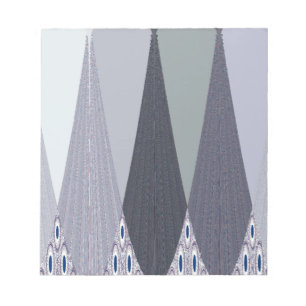 Bloc-note Pots Chevron Gris Cendré Imprimer