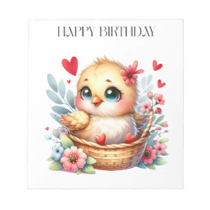 Bloc-note Poulet de naissance mignon.
